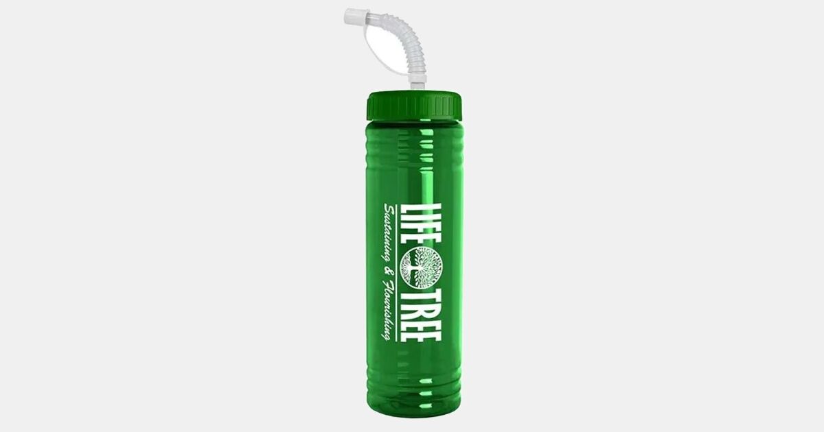 Custom Printed Slim Fit UpCycle RPET Bottle 24 oz. with your logo ...