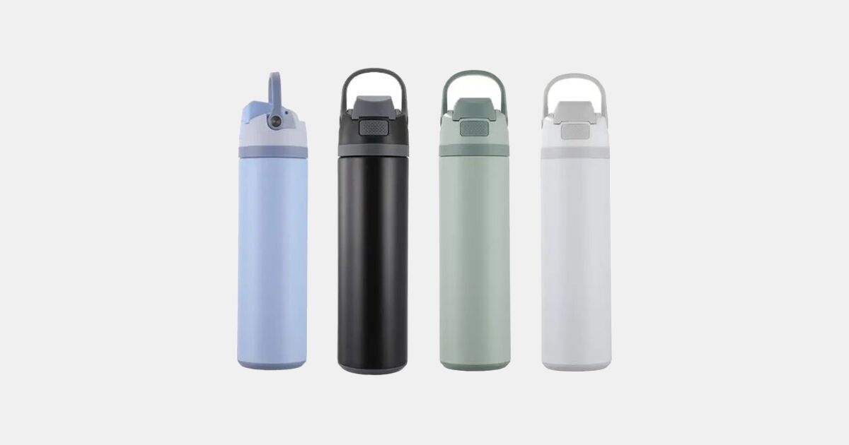 Custom Printed Lark Vacuum Recycled Stainless Steel Bottle 24 Oz with ...