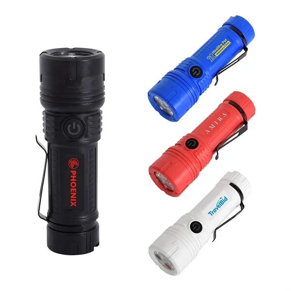 best rechargeable cree flashlight Hoxida Magnetic USB Rechargeable, Super Bright LED Tactical Flashlight with Cob Sidelight, Waterproof, Zoomable Small LED Flashlight for Camping, Emergency Flashlights : Tools & Home Improvement includes lithium battery and integrated USB male socket and charging circuitry so you never have to worry about losing the charger Rechargeable Urban Peak® 20W/COB Flashlight