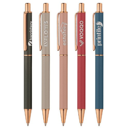 Main Product Image for Custom Imprinted Duet Softy Rose Gold Pen