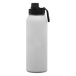 Alaska Ultra - 40 oz. Stainless Steel Water Bottle - Laser - White