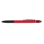Alicante Aluminum Spin Top Stylus Pen - Metallic Red