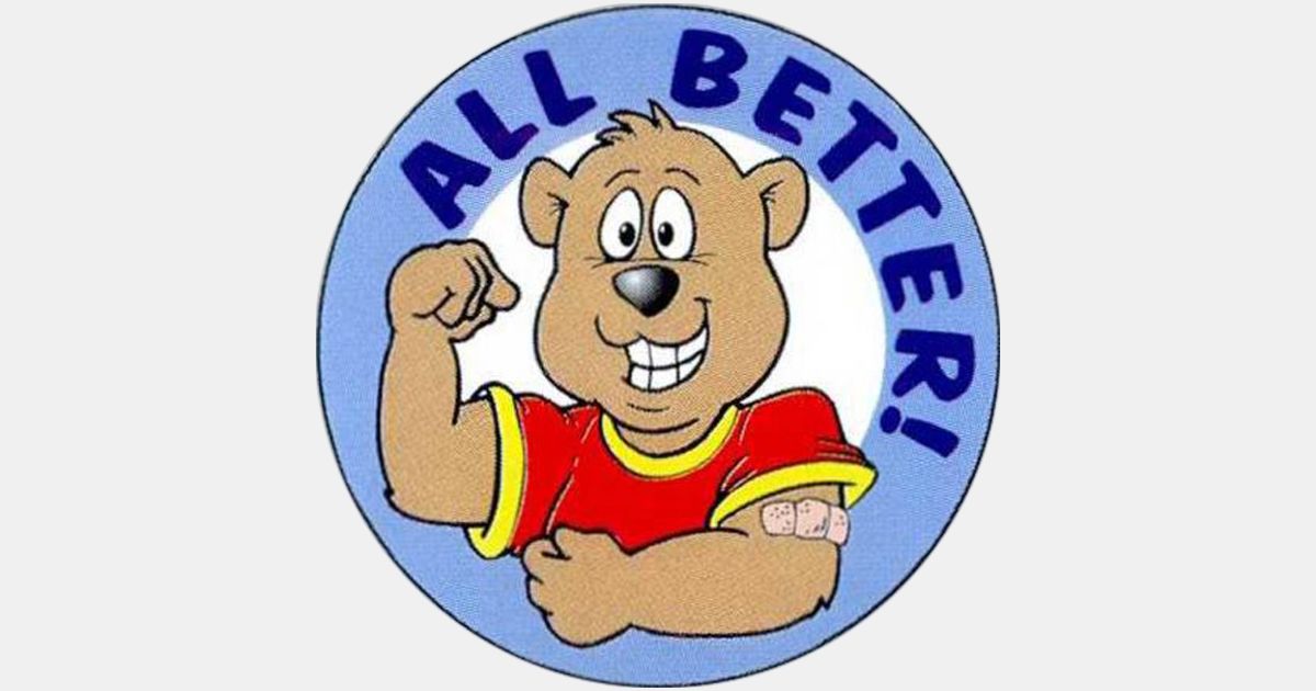 All Better Sticker Rolls with your logo | ImprintLogo.com