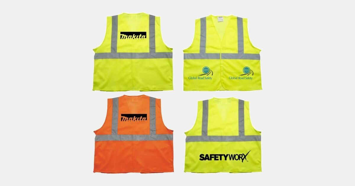 ANSI 2 Yellow Safety Vest with your logo | ImprintLogo.com