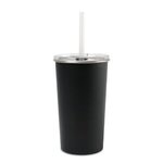 Arlo Classics Stainless Steel Tumbler with Straw - 20 Oz. -  