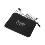 Avery Cotton Zippered Pouch -  