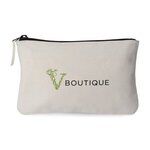 Avery Cotton Zippered Pouch -  