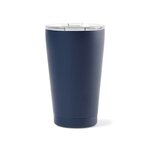 Aviana(TM) Peak Double Wall Stainless Tumbler - 16 Oz. - Matte Navy