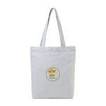 AWARE™ Recycled Cotton Gusset Bottom Tote - Light Grey