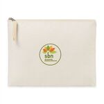 AWARE™ Recycled Cotton Zippered Pouch - Natural