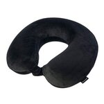 Brookstone Comfort Classic Memory Foam Neck Pillow - Black