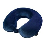 Brookstone Comfort Classic Memory Foam Neck Pillow - Blue