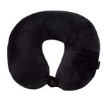 Brookstone Comfort Classic Microbead Neck Pillow - Black