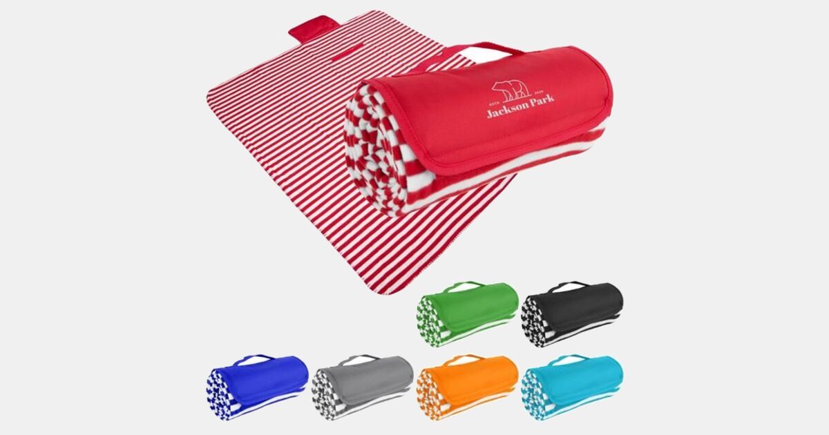 Cabana RollUp Blanket with your logo