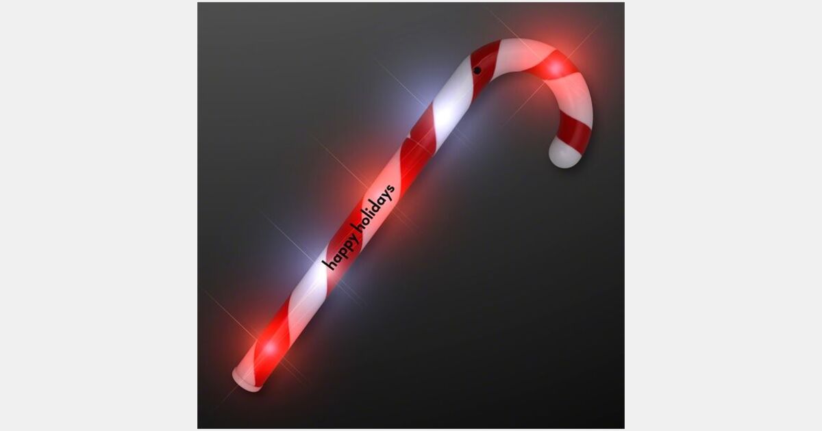 Candy Cane Light Wand with your logo