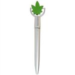 Cannabis Leaf Squeeze Top Pen -  
