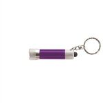 Chroma - ColorJet - Full Color LED Flashlight w/ Keyring - Purple/Silver