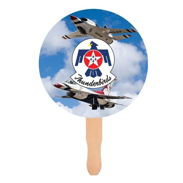 Main Product Image for Custom Imprinted Circle Shape Hand Fan, Full Color