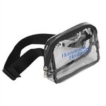 Clear Over-the-Shoulder Bag - Black