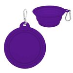 Collapsible Pet Bowl - Purple