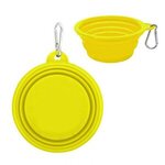 Collapsible Pet Bowl - Yellow
