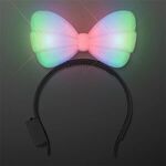 Color Change Light Up Bow Headband -  