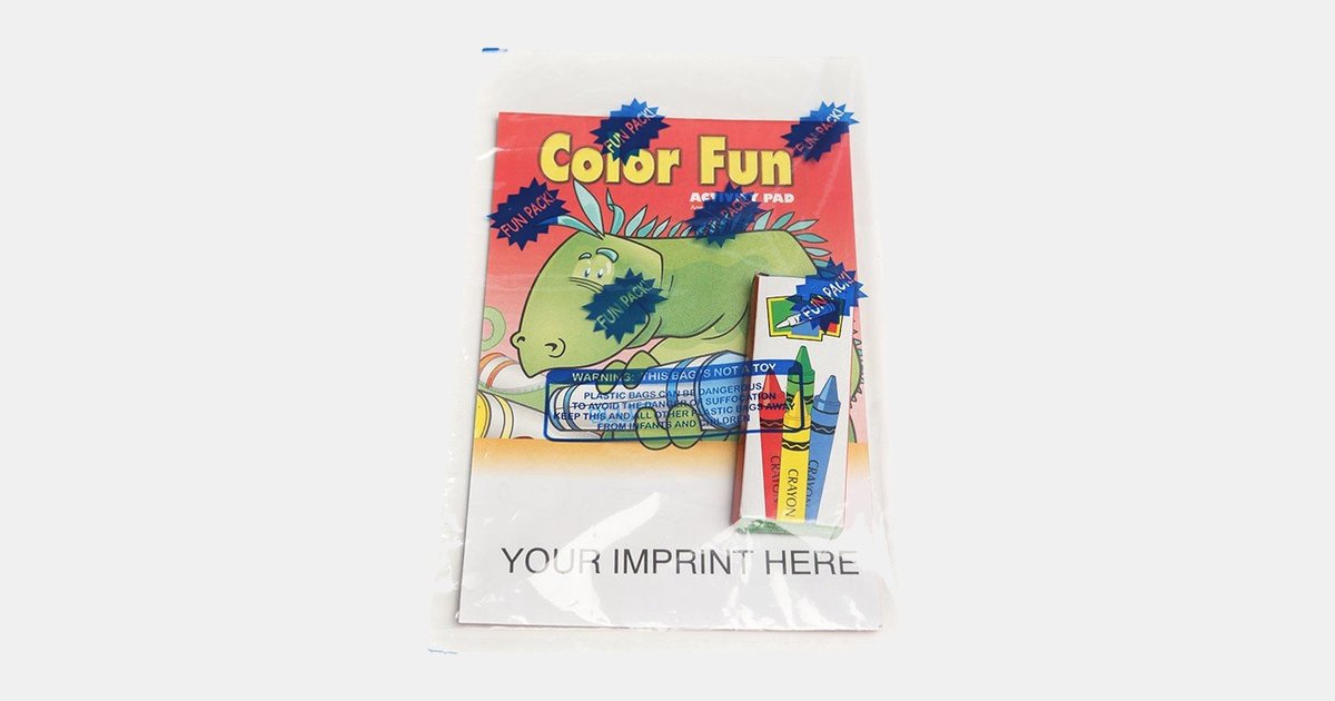 Color Fun Packs Color Fun Activity Pad Fun Pack USA Made with your logo | ImprintLogo.com