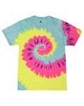 Colortone Multi-Color Tie-Dyed T-Shirt - Blast