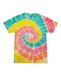 Colortone Multi-Color Tie-Dyed T-Shirt - Citrus