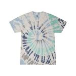 Colortone Multi-Color Tie-Dyed T-Shirt - Glacier