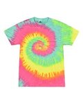 Colortone Multi-Color Tie-Dyed T-Shirt - Minty Rainbow