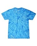 Colortone Multi-Color Tie-Dyed T-Shirt - Neon Blueberry