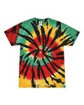 Colortone Multi-Color Tie-Dyed T-Shirt - Rasta Web