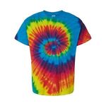 Colortone Multi-Color Tie-Dyed T-Shirt - Reactive Rainbow