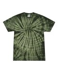 Colortone Multi-Color Tie-Dyed T-Shirt - Spider Green