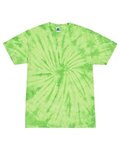 Colortone Multi-Color Tie-Dyed T-Shirt - Spider Lime