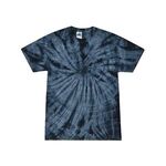 Colortone Multi-Color Tie-Dyed T-Shirt - Spider Navy