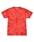 Colortone Multi-Color Tie-Dyed T-Shirt - Spider Red