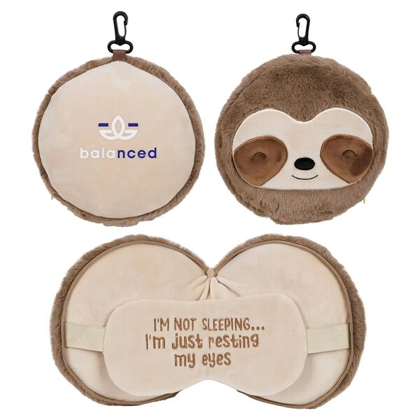 Main Product Image for Comfort Pals(TM) Sloth 2-in-1 Pillow Sleep Mask