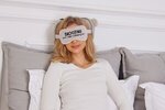 Comfort Pals(TM) Bear 2-in-1 Pillow Sleep Mask -  