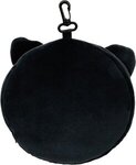 Comfort Pals(TM) Cat 2-in-1 Pillow Sleep Mask - Medium Black