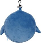 Comfort Pals(TM) Shark 2-in-1 Pillow Sleep Mask - Medium Blue