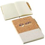 Cork & Linen Journal with Eco Pen -  