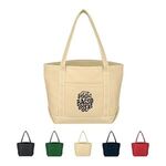 Buy Custom Printed Cotton Canvas Boat Tote Bag