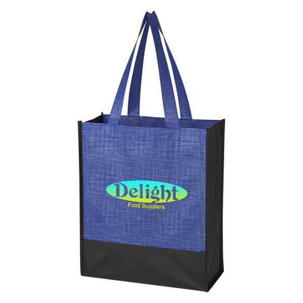 Main Product Image for Custom Printed Crosshatch Mini Non-Woven Tote Bag