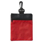 Crucial Care RPET First Aid Kit with Clip - Red