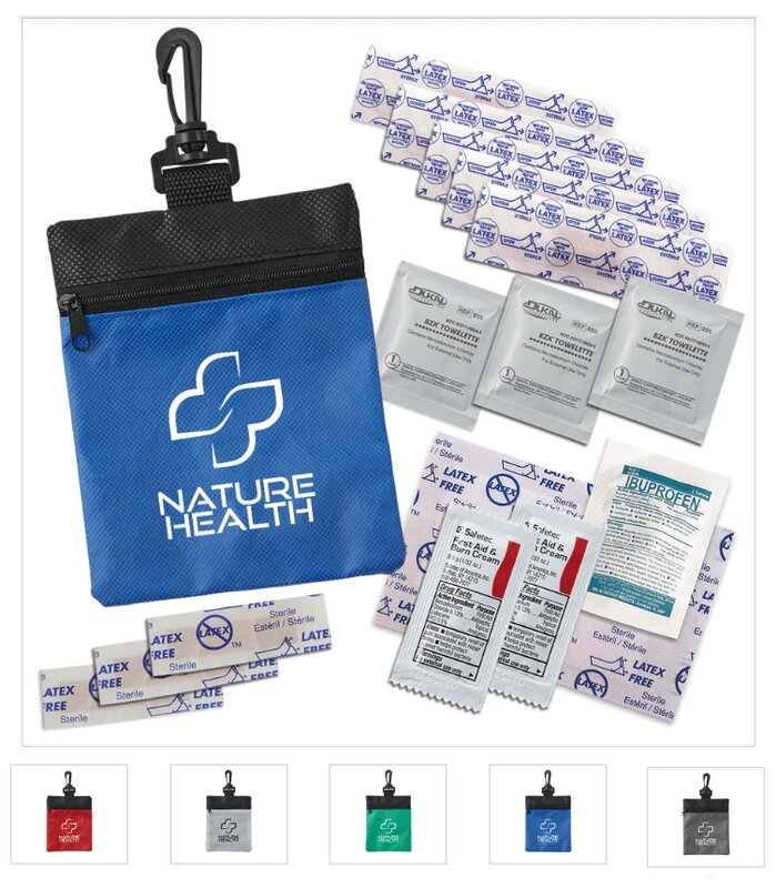 Main Product Image for Crucial Care RPET First Aid Kit with Clip