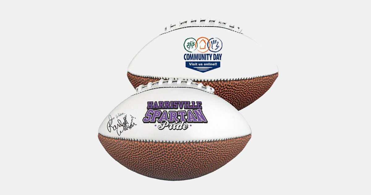 Logo OU Mini Size Autograph Football