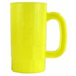 Custom Imprinted 14 oz. Beer Stein - Neon Yellow