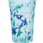 Custom Imprinted 17 oz. Confetti Stadium Cup - Blue/Green